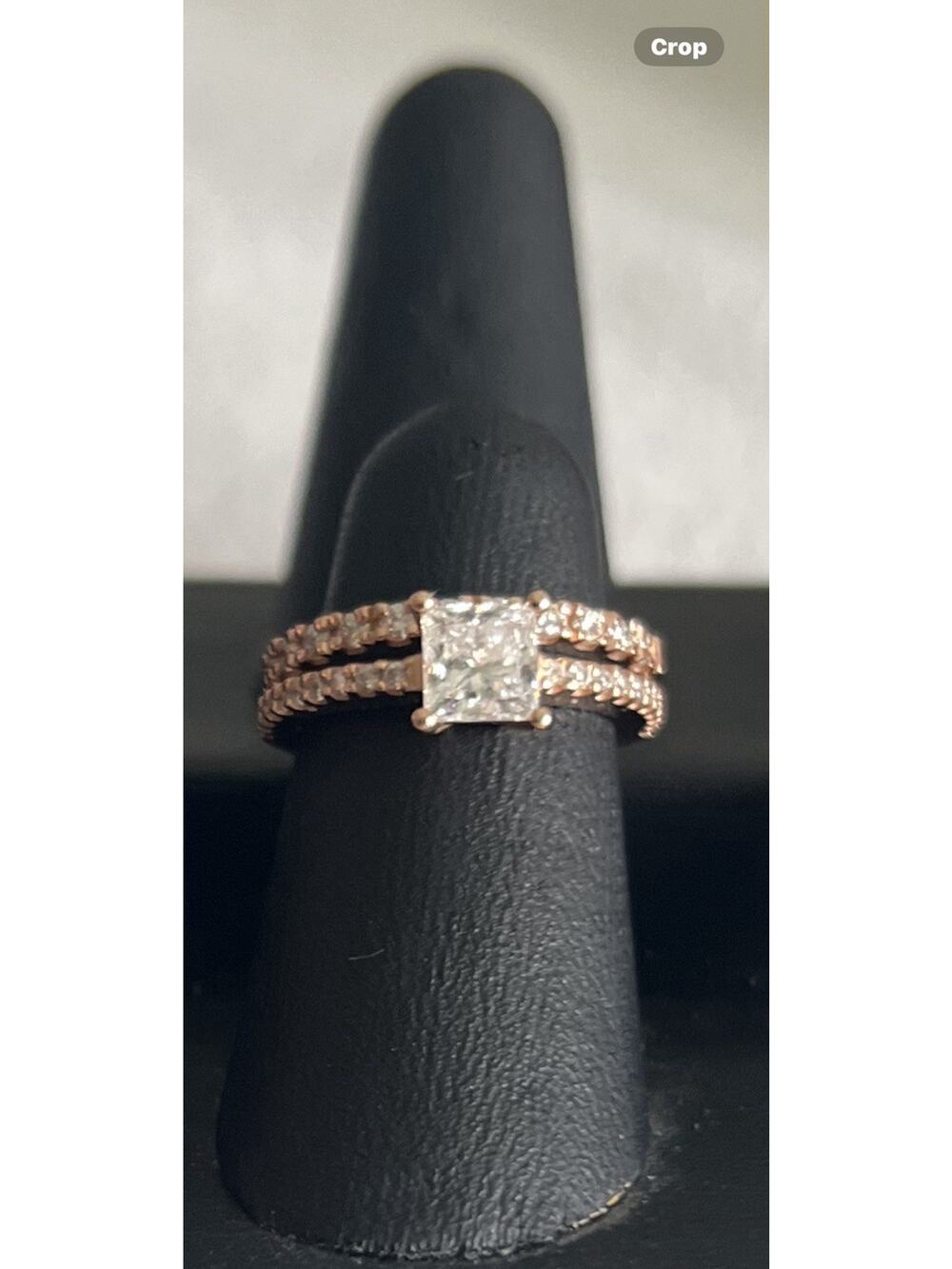Engagement Ring and Wedding Band Set